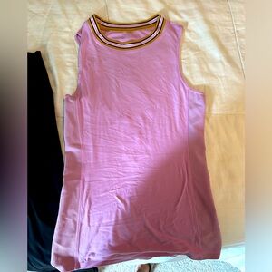 Pink mustard and maroon, Lululemon Roksanda Collab tank